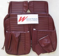 HOLDEN PREMIER EH SEAT COVER SET WALDOF RED WAGON