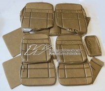HOLDEN HT PREMIER SEAT COVER SET ANTIQUE GOLD ( TRIM CODE 11R ) (FRONT RECLINING BUCKET SEATS)
