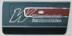 VE VALIANT VIP DOOR TRIM SET GREEN PAISLEY VC