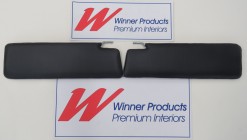 HOLDEN HK KINGSWOOD SEDAN SUNVISORS  BLACK GOLFBALL (TRIM CODE 10G) (CUSTOMER TO SUPPLY FRAMES) 