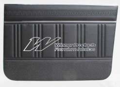 HG KINGSWOOD SEDAN DOOR TRIMS BLACK VINYL (TRIM CODE 10E)