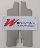 HOLDEN HG GTS MONARO COUPE SUNVISORS SANDALWOOD (TRIM CODE 18X) (CUSTOMER TO SUPPLY FRAMES) 