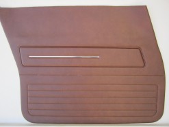  HOLDEN HX SANDMAN FRONT DOOR TRIM SET TAN LONG GRAIN 67V ( NO TOPS)