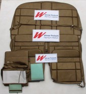 HOLDEN HT PREMIER SEAT COVER SET ANTIQUE GOLD ( TRIM CODE 11R ) (FRONT BENCH BUCKET SEATS)