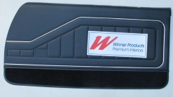 HOLDEN HQ MONARO GTS COUPE DOOR TRIM SET BLACK LONG GRAIN 30X WITH BLACK CARPET (METAL TOP EXCHANGE)