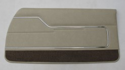 HOLDEN HJ MONARO LS COUPE CHAMOIS DOOR TRIM SET (TRIM CODE 60) METAL TOP EXCHANGE