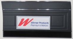 FORD XR FAIRMONT SEDAN DOOR TRIMS IN CHARCOAL WITH BLACK PLUSH PILE CARPET (TRIM CODE U)