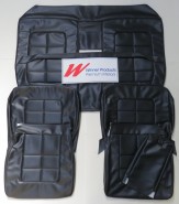 FORD XR FAIRMONT SEAT COVER SET SEDAN CHARCOAL (TRIM CODE U)