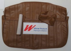 HOLDEN HQ BELMONT UTE FRONT BENCH SEAT COVERS CHESTNUT (TRIM CODE 39E)