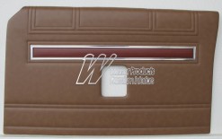 FORD XW GT DOOR TRIMS SET SEDAN SADDLE (EXCHANGE METAL TOPS) TRIM CODE K