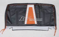 HOLDEN EJ SPECIAL SEDAN BLACK AND ORANGE CUSTOM TRIM