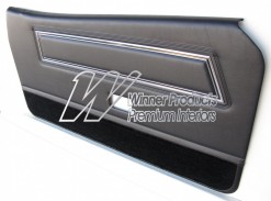FORD XC COBRA DOOR TRIM SET COUPE BLACK (EXCHANGE METAL TOPS) TRIM CODE B