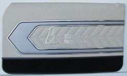 HOLDEN LC TORANA GTR DOOR TRIM SET COUPE SANDALWOOD (METAL TOP EXCHANGE)