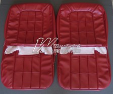 HOLDEN HR PREMIER SEAT COVER SET (FRONT ONLY) GOYA RED 12X