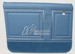 HOLDEN HG PREMIER DOOR TRIM SET TWILIGHT BLUE TRIM CODE 14R (METAL TOP EXCHANGE)