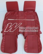 HK MONARO GTS SEAT COVER SET RED TRIM CODE 12X