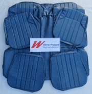 HOLDEN HT GTS MONARO SEAT COVER SET TWILIGHT BLUE TRIM CODE 14X