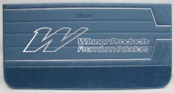 HOLDEN HT MONARO GTS  DOORTRIM SET TRIM CODE 14X TWILIGHT LIGHT BLUE