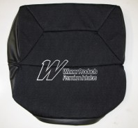 HOLDEN HG BROUGHAM SEAT COVER SET BLACK ROEBUCK WITH BLACK BROCADE (TRIM CODE 10M)