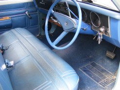 HOLDEN HT KINGSWOOD SEAT COVER SET TWILIGHT BLUE (TRIM CODE 14E)