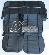 HOLDEN HQ KINGSWOOD SEAT COVER SET BLACK ROEBUCK TRIM CODE 10X