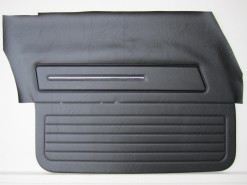 HOLDEN HJ SANDMAN FRONT DOOR TRIM SET BLACK LONG GRAIN ( NO TOPS)