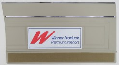 FORD XR FAIRMONT SEDAN DOOR TRIMS IN PARCHMENT VLST-37 MILLED PEBBLE (TRIM CODE A)