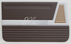 HOLDEN EJ SPECIAL DOOR TRIM SET AZTEC GOLD & JAMBOREE BROWN (TRIM CODE B16) 
