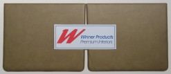 HOLDEN HG PREMIER WAGON SEAT BACK BOARDS ANTIQUE GOLD (TRIM CODE 11R)