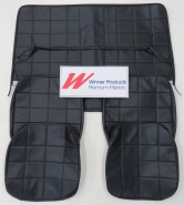 HOLDEN LC 'S' TORANA SEDAN SEAT COVER SET BLACK ROEBUCK (TRIM CODE 40F)
