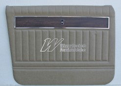 HOLDEN HK PREMIER DOOR TRIM SET BUCKSKIN BEIGE 18R (METAL TOP EXCHANGE)