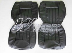HOLDEN WB KINGSWOOD UTE FRONT SEAT COVER SET TRIM CODE 10X BLACK 