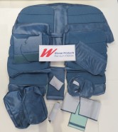 HT HOLDEN BROUGHAM SEDAN SEAT COVER SET IN TWILIGHT BLUE (TRIM CODE 14)