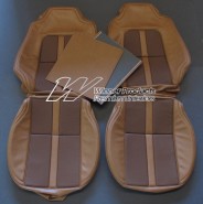 HOLDEN HZ HX MONARO FRONT SEAT COVERS GAZELLE WITH GOLFBALL INSERT  (TRIM CODE 64X)