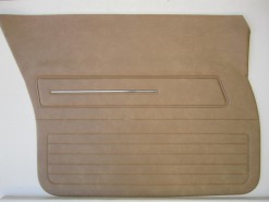 HOLDEN HZ SANDMAN FRONT DOOR TRIM SET BUCKSKIN 63C ( NO TOPS)