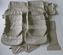 HT HOLDEN BROUGHAM SEAT COVER SET SANDALWOOD WITH BROCADE INSERT (TRIM CODE 18X)