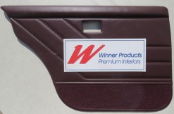 HOLDEN VH SS COMMODORE DOOR TRIM SET CLARET