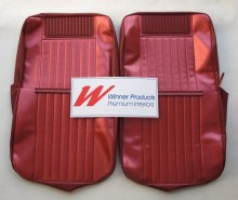 HOLDEN EH SPECIAL SEDAN BUCKET SEATS (FRONT) GARNET/BOLERO (TRIM CODE C30)