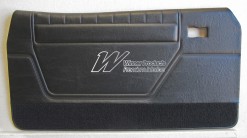 FORD XA FAIRMONT GT DOOR TRIM SET BLACK TRIM CODE B (METAL TOP EXCHANGE)