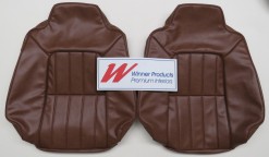 HOLDEN HZ KINGSWOOD SANDMAN PANEL VAN FRONT ONLY BUCKET SEAT COVER SET TAN SMOOTH GRAIN (TRIM CODE )