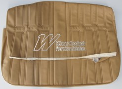 HOLDEN HQ BELMONT UTE FRONT BENCH SEAT COVERS ANTIQUE SADDLE (TRIM CODE 11)